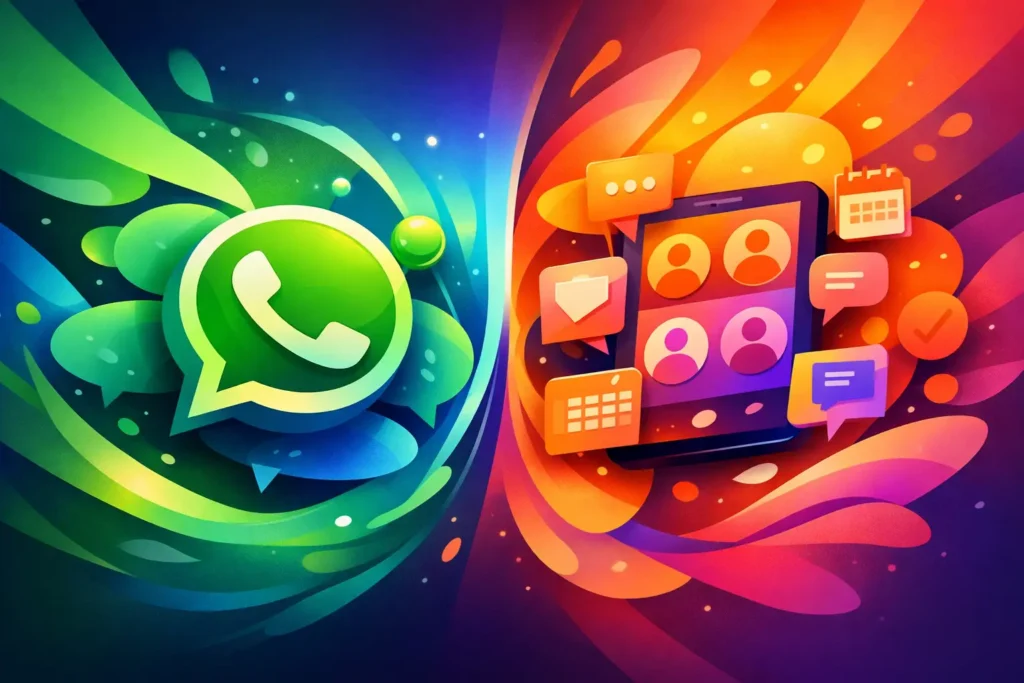 WhatsApp vs Member Portal for Busy Organisers